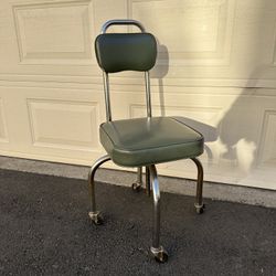 MCM Surg Mechanical Chair Los Angeles California Industrial Medical Green Chrome