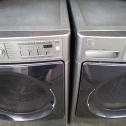 Kenmore Elite Front Loader Washer Dryer Gas Set