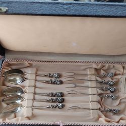 Antique Silver Tea Spoons