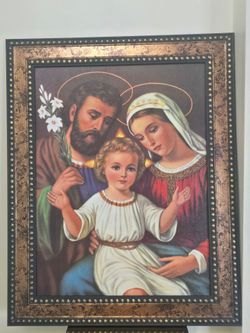 Holy Family Framed Wall Art – $75 OBO