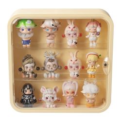 Brand New Toy / Collectible Display Case Box - Yellow (Toys Not Included)