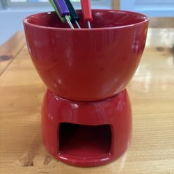 Small Ceramic Fondue Warmer
