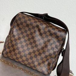 Louis Vuitton Naviglio  Damier Ebene Crossbody Bag