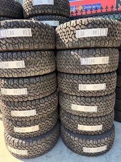 315/70r17 Bfgoodrich ko2 tires nuevas con 65,000 millas de garantía las 4