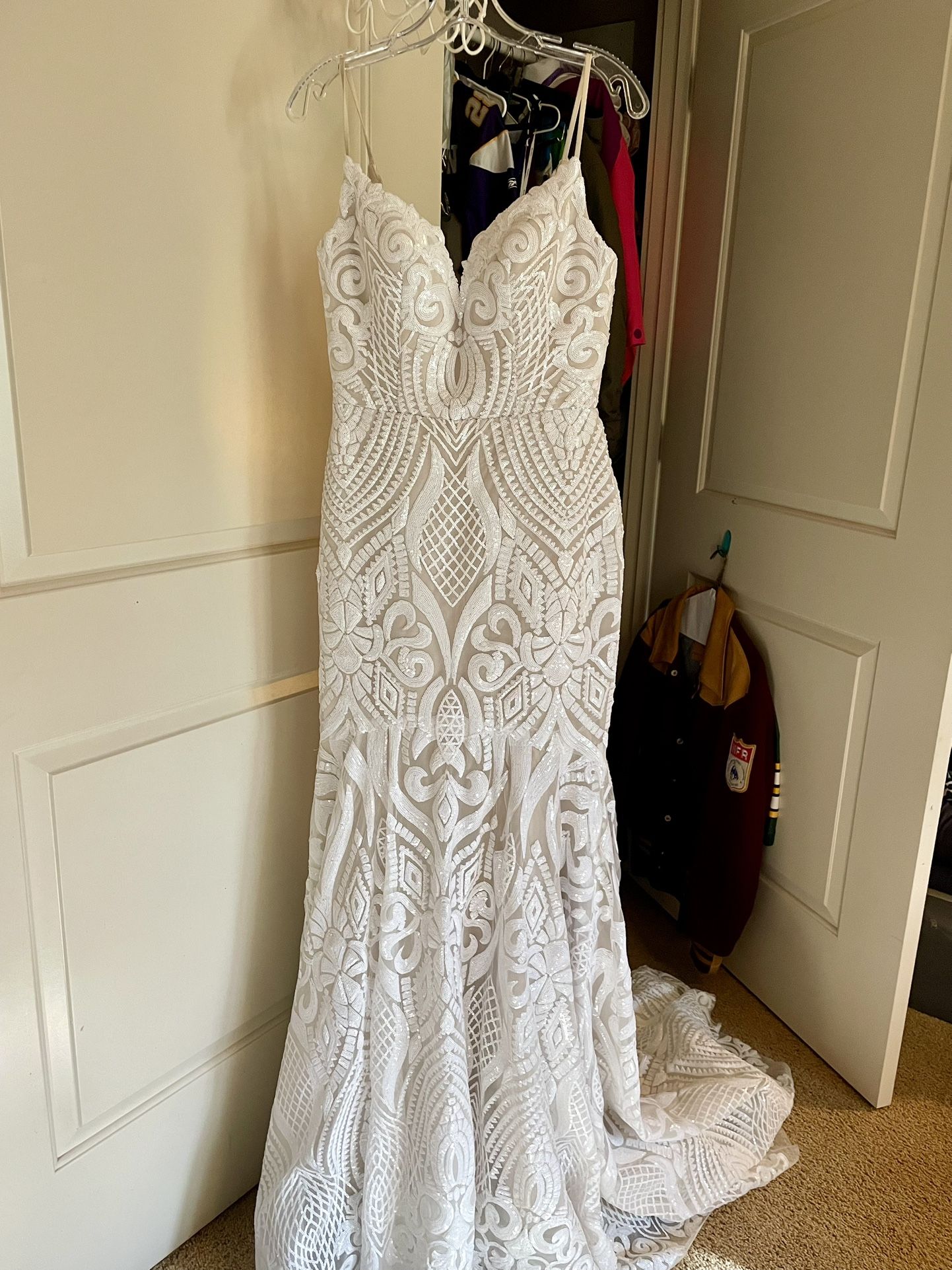 Gorgeous boho Wedding Dress Size 8