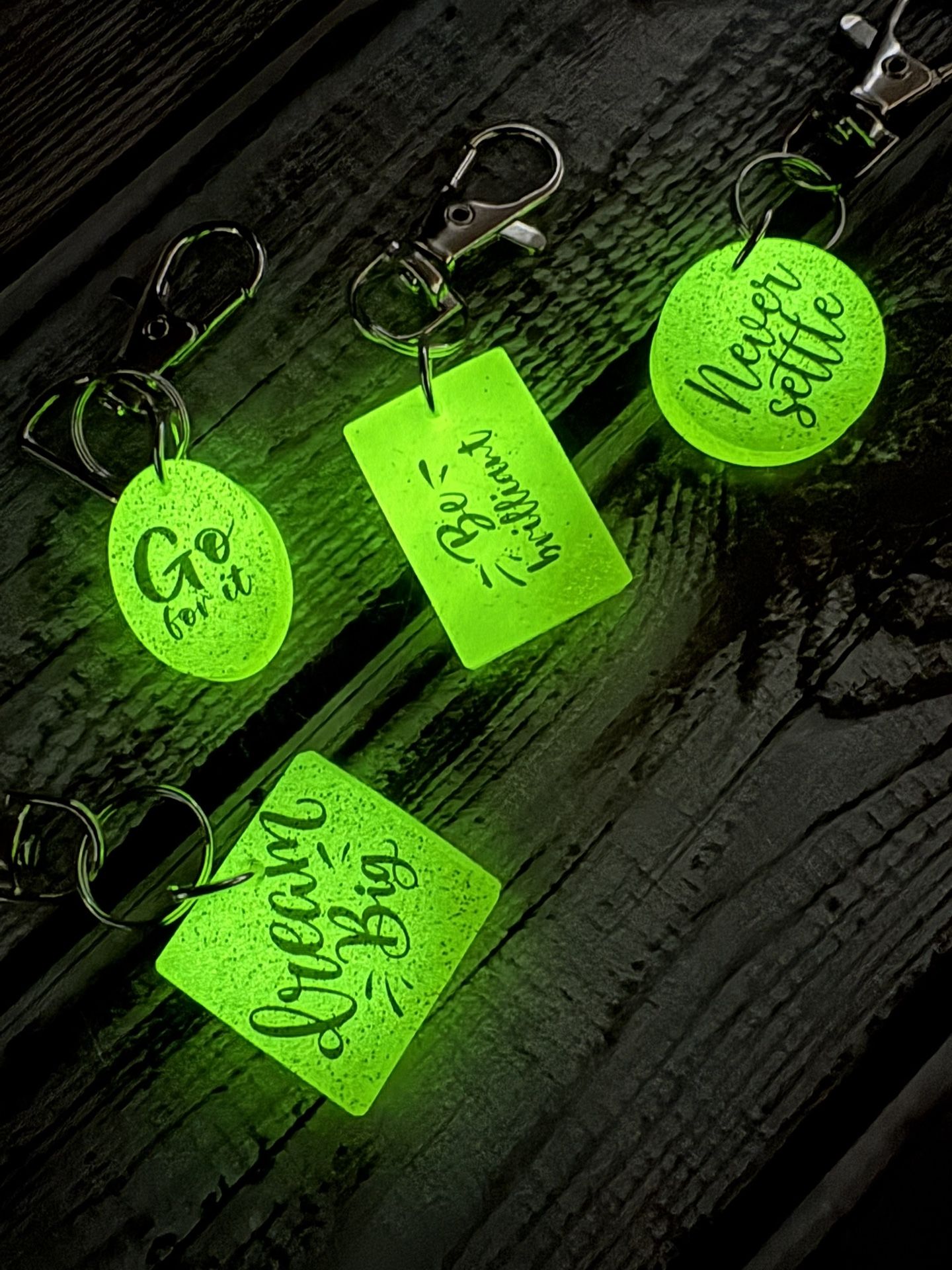 Glow In The Dark Keychains
