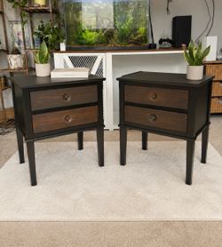 Matching 2 drawer night stands