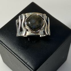 Size 5 1/2  Sterling Silver 925 Ring, “ mexico”, “DDD”, DOMINIQUE DINOUART DDD