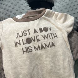 Baby clothes and baby nursing pillow