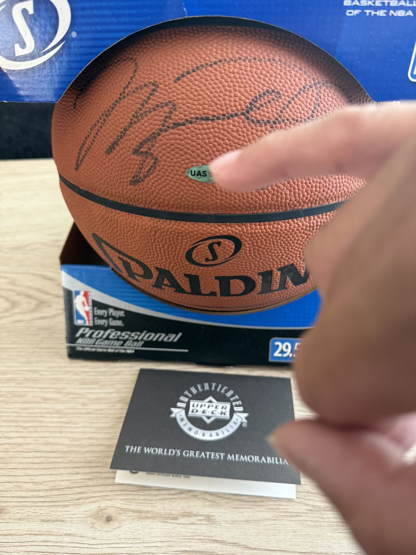 Michael Jordan Signed & Authenticated Official NBA BALL