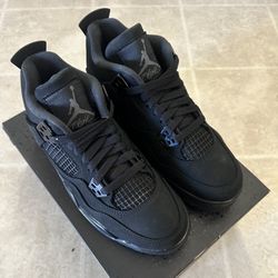 Jordan 4 Black Cat Size 5.5y (New)