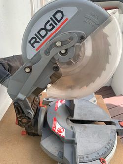 MITER SAW table mounted.