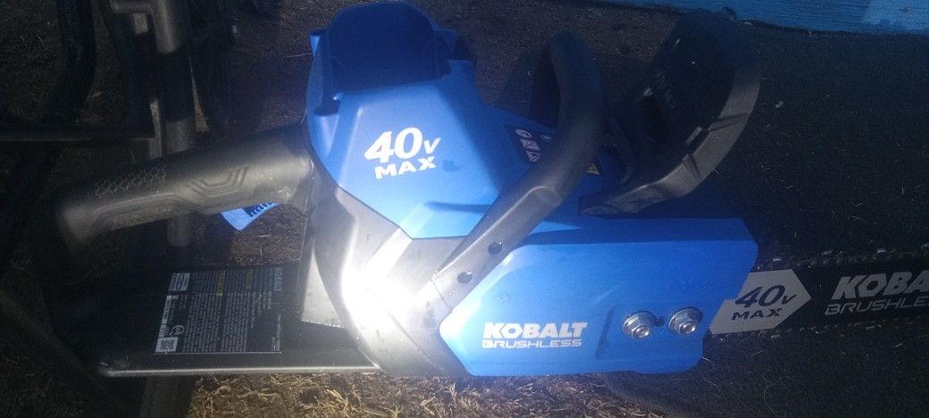Kobalt 40 V Chainsaw Just Tool No Battery 