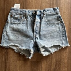Women’s Levi’s High Waist  Denim Shorts 