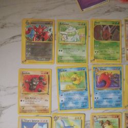 Pokemon Vintage Cards For Sale Mostly Common,/Uncommon/Rares No Holos From Base Set To Neo Genesis No Newer 