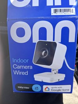Camera onn indoor camera wired comes with camera USB and box