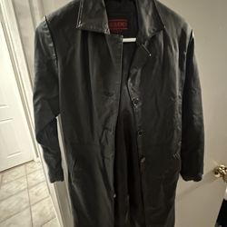 Leather Trench Coat