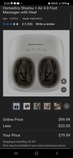 ***Homedics NEW IN BOX***