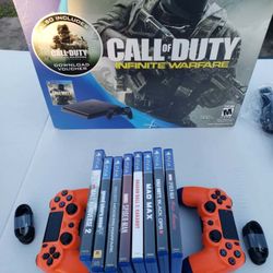 10 Great Games of $25! Each. Or 5 Games for $100!. 2 Sealed controllers. & 2018 PS4 Slim 1000GB with Box, cables. I will take $360! Firm all or Trade 