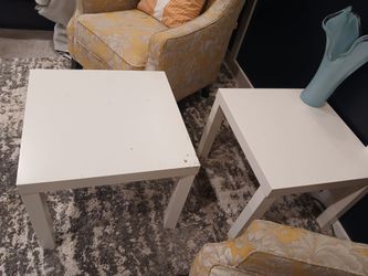 Set of 2 IKEA end tables