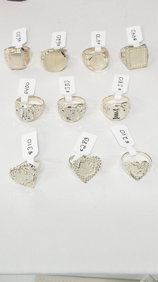 10k Rings (Prices On Pictures)