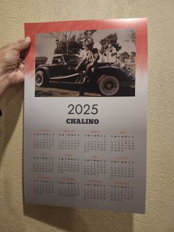 Chalino Sanchez Calender 2025 11×17