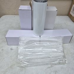 Sublimation Tumblr Cups With Straws 