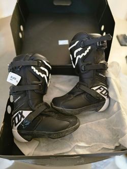 FOX RACING YOUTH COMP MOTO BOOTS DIRTBIKE BOOTS MOTORCYCLE BOOTS OFFROAD