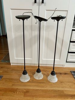Set of 3 Oil Rubbed Bronze Pendant Lights