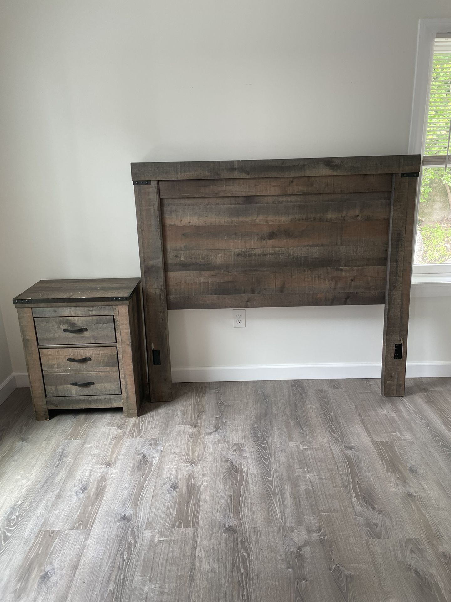 Ashley Furniture Headboard And Night Stand $70