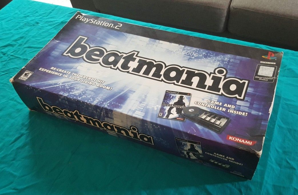 COMPLETE Beatmania Bundle PlayStation 2 PS2 Konami Game and Controller