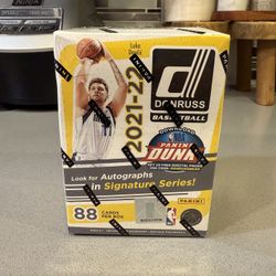 2021-22 Panini Donruss Basketball NBA BLASTER Box Sealed Orange Laser Purple