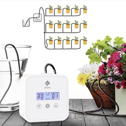 LCD Automatic Drip Irrigation Kit for 15 Plants, DIY Plant Self Watering System Device Digital