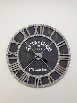 Old Town Clocks Large Farmhouse Wall Clock