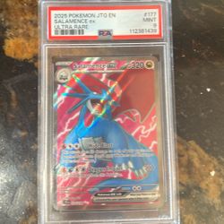  PSA 9 2025  Pokémon Salamence Ex Ultra Rare 