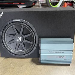12” Kicker Sub And Amp