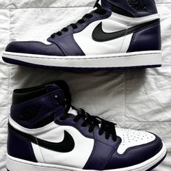 Air Jordan 1 Court Purple 2.0 Size 12 