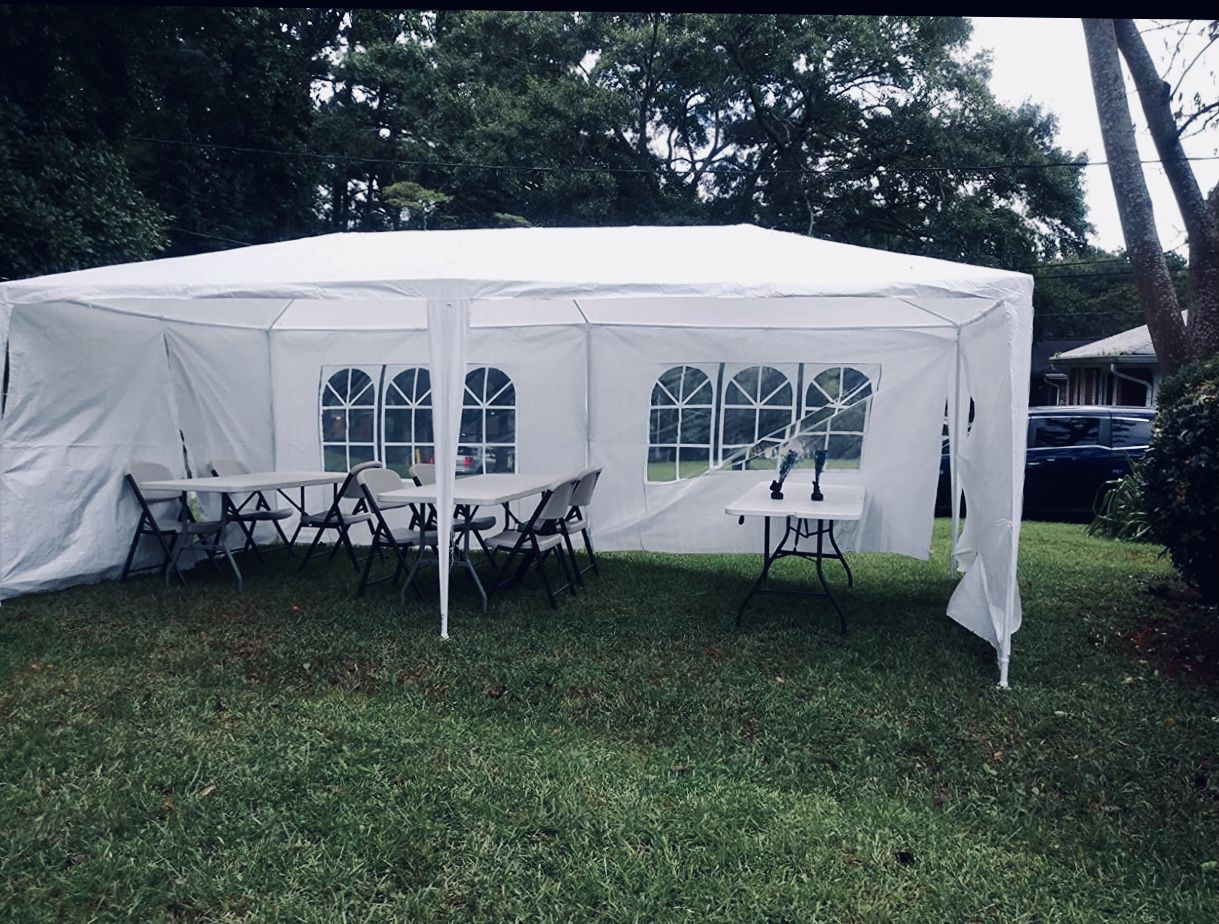 New 10 X 20 Canopy Tent Gazebo With Walls For Holiday Outdoor Events
