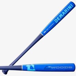 $325 DeMarini THE WOODS Wood Composite (-3) BBCOR Baseball Bat 33/30 