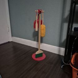Wood Cleaning Toy Set