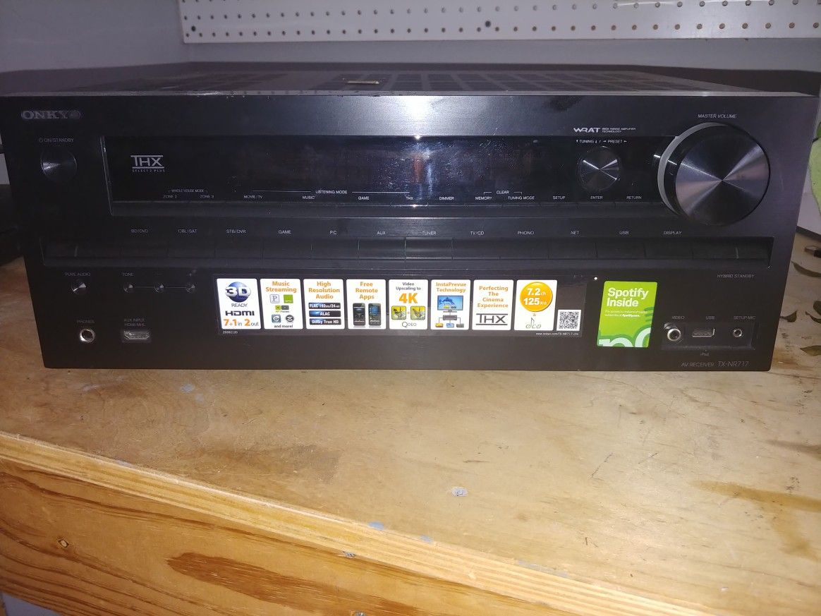 Broken Onkyo Tx - NR717 7.2 Network AV reciever.