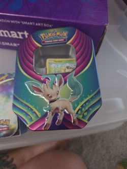 Collectable Pokémon tin with Cards