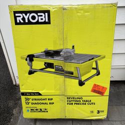 RYOBI 7” Wet Tile Saw 