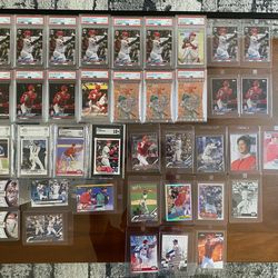 Shohei Ohtani 39 card lot Los Angeles Dodgers Los Angeles Angels