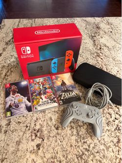 Switch V2, Games, Case, Controller