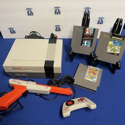 Nintendo NES Mario Duckhunt Ninja Turtles Bundle