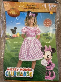 Minnie Mouse Costume Size S (4-6)