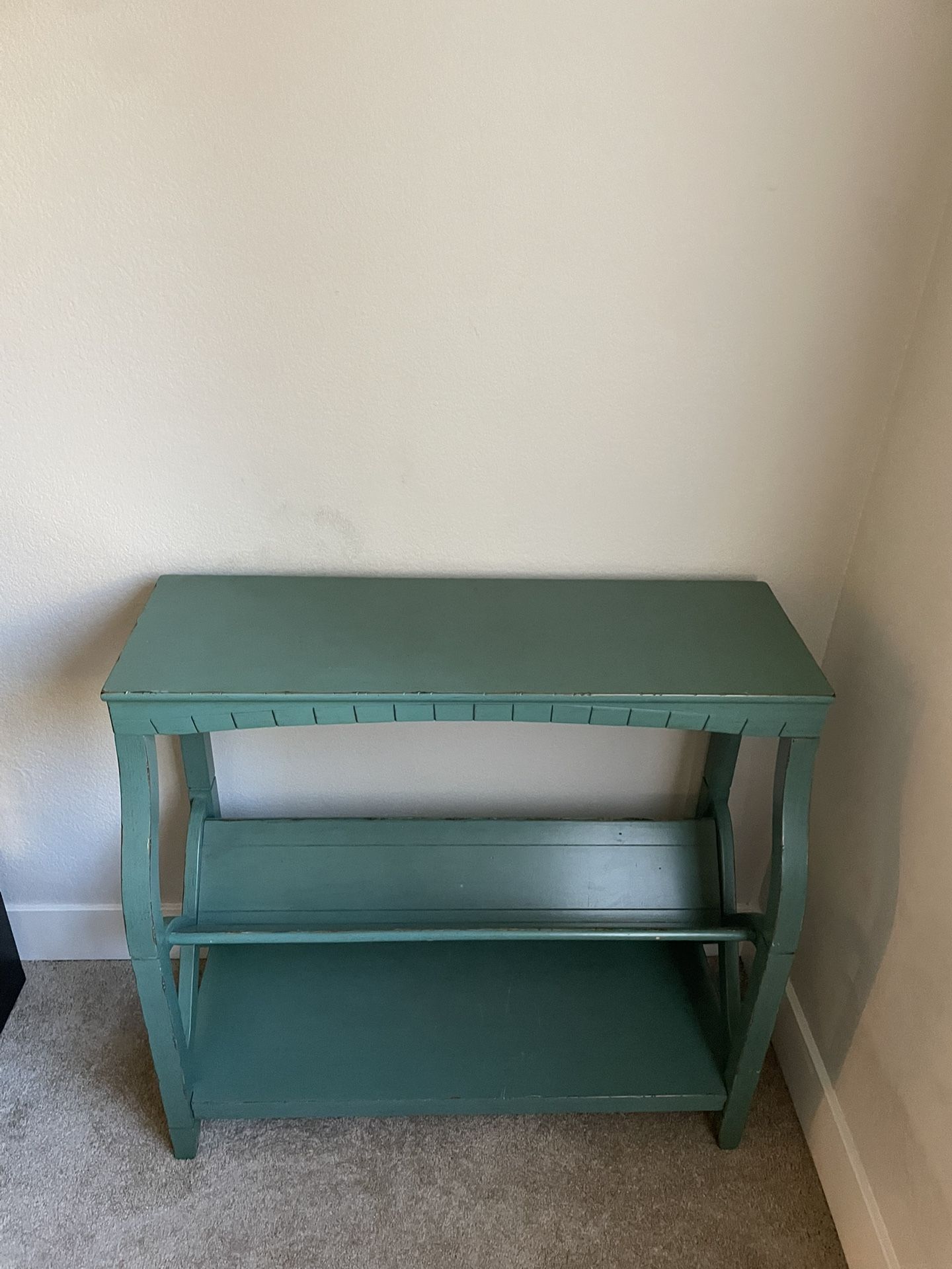 Pier 1 Entryway Table – Teal – Good Condition