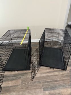 Large Dog crates x2