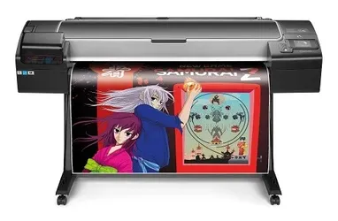 HP DesignJet Z5600 PostScript Printer with cartridges included.